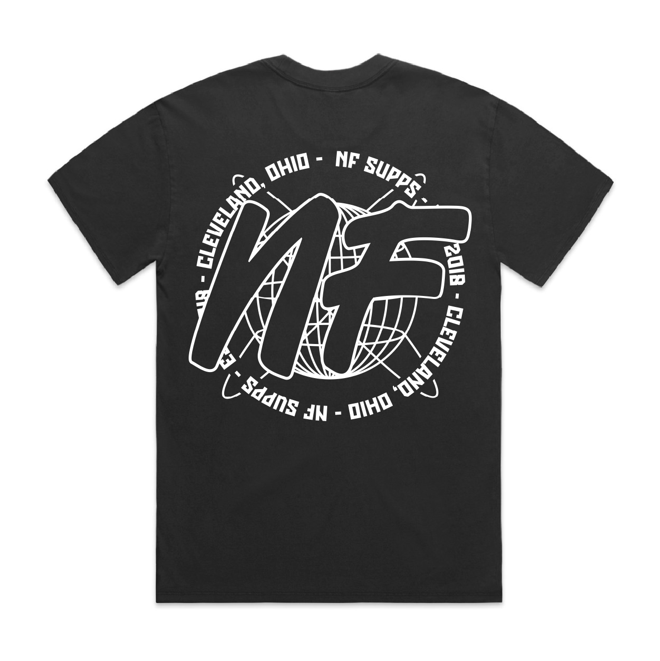 NF Faded Oversized Black Tee