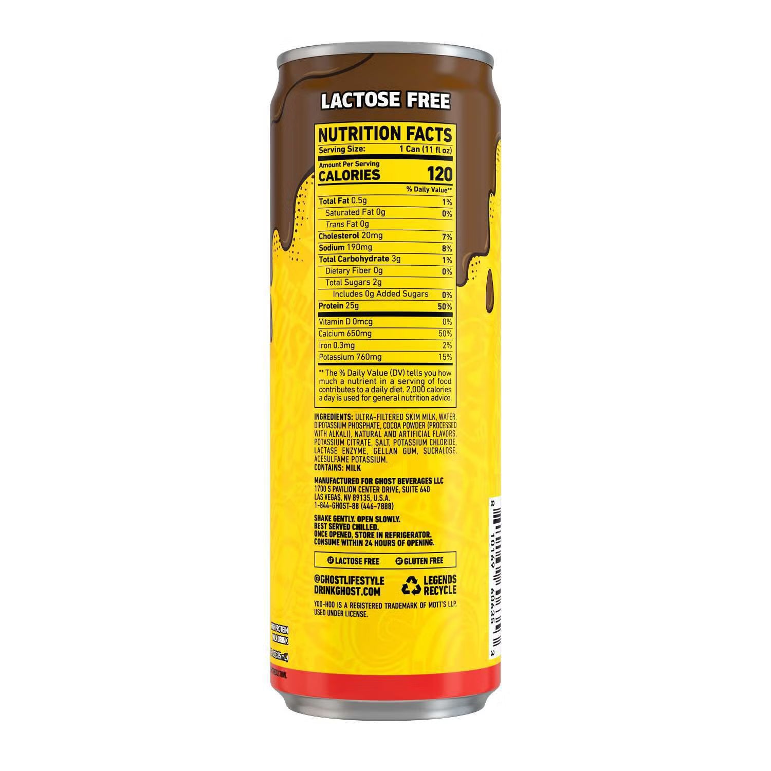 Ghost Protein Drink - Yoo-hoo® Chocolate