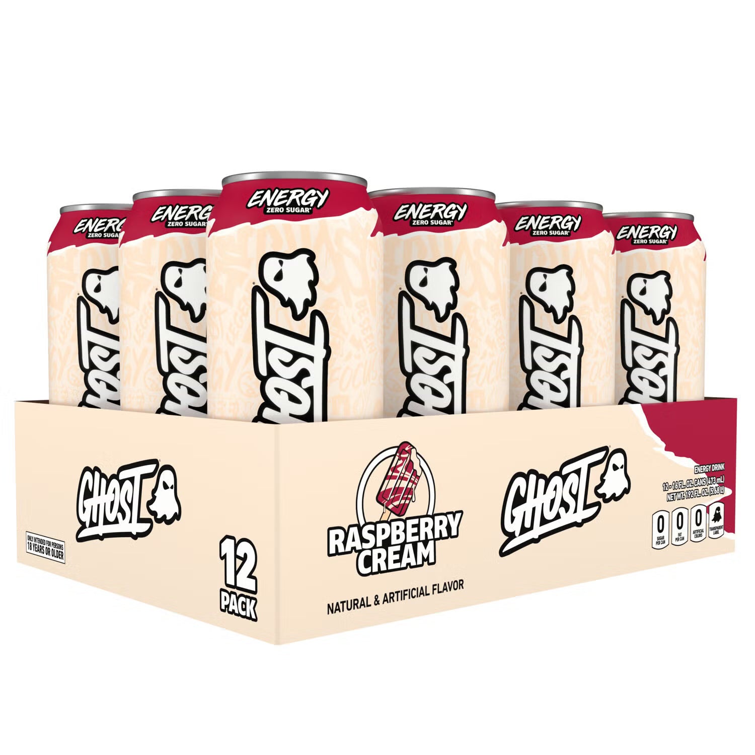 Ghost Energy - 12 Pack of Energy Drinks