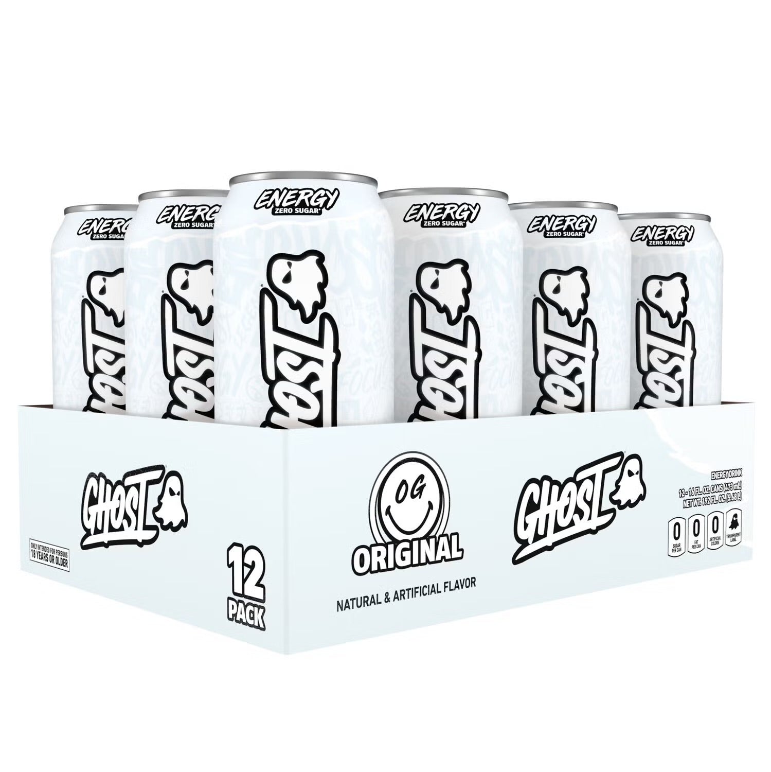 Ghost Energy - 12 Pack of Energy Drinks