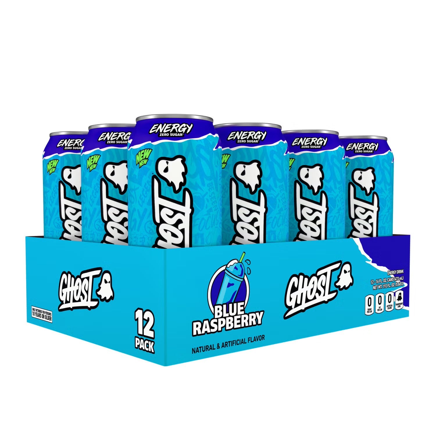 Ghost Energy - 12 Pack of Energy Drinks