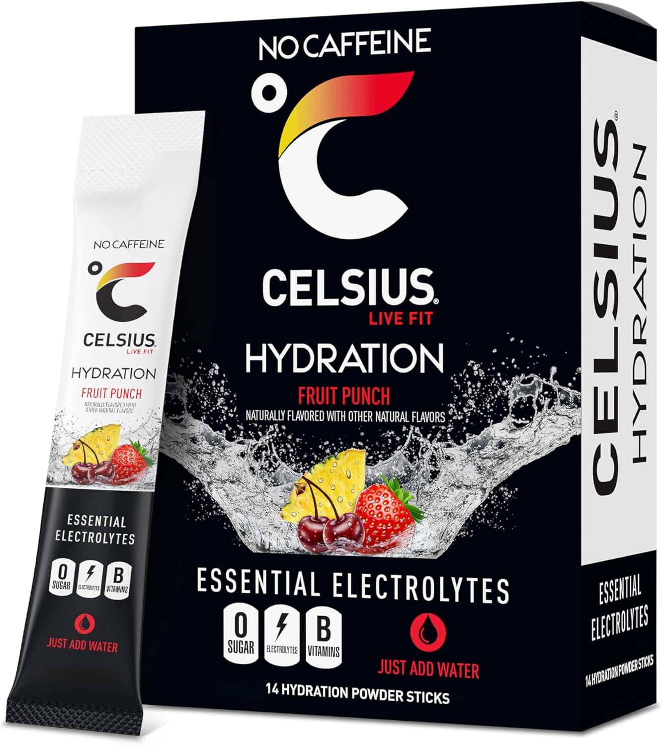 CELSIUS Hydration - Sugar Free Electrolyte Hydration Drink Mix (Pack of 14)