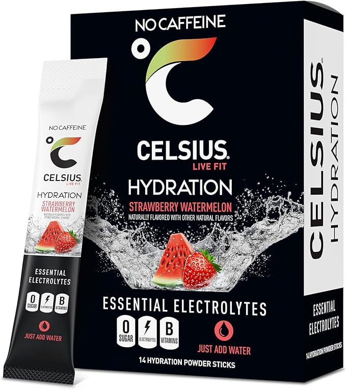 CELSIUS Hydration - Sugar Free Electrolyte Hydration Drink Mix (Pack of 14)