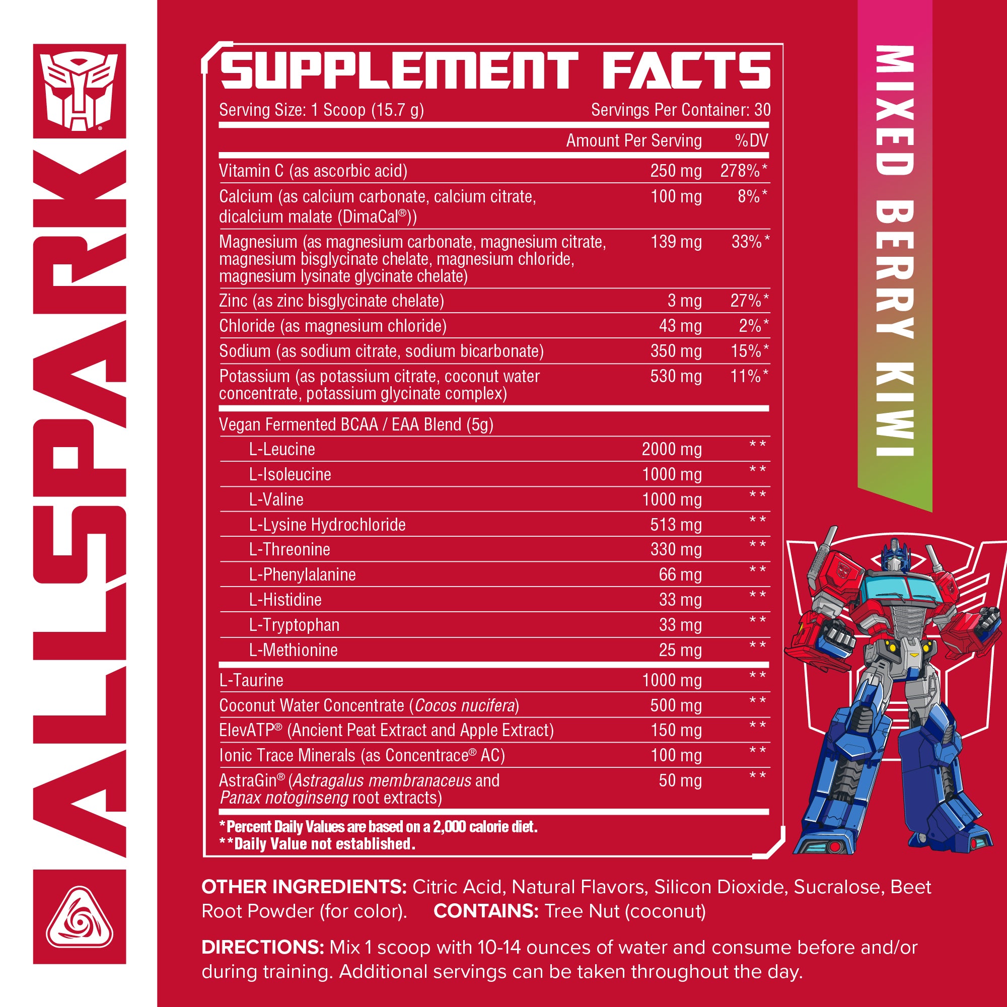 Core Nutritionals ALLSPARK Hydration + EAA Blend - Transformers Collaboration®