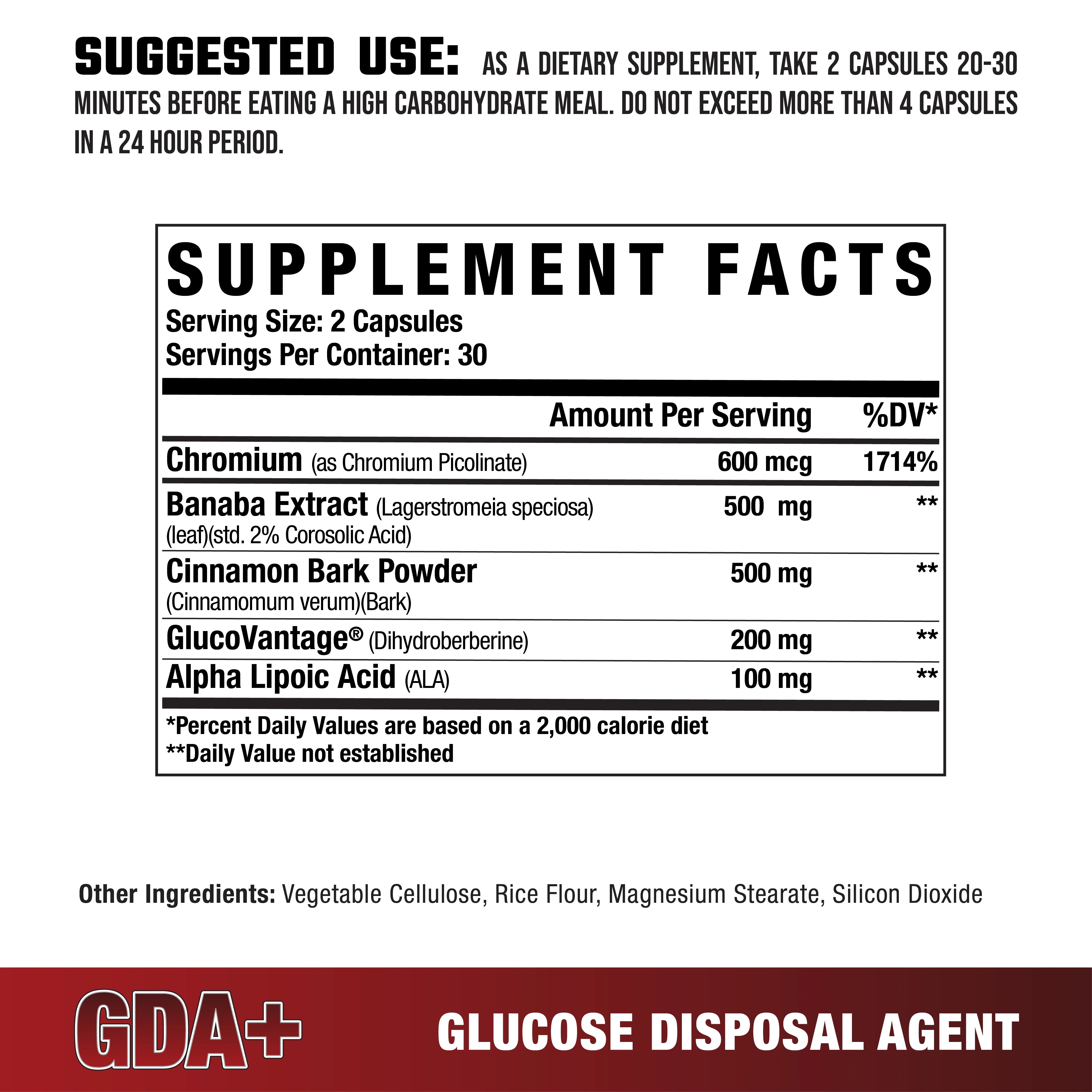 Axe and Sledge GDA+ - Glucose Disposal Agent