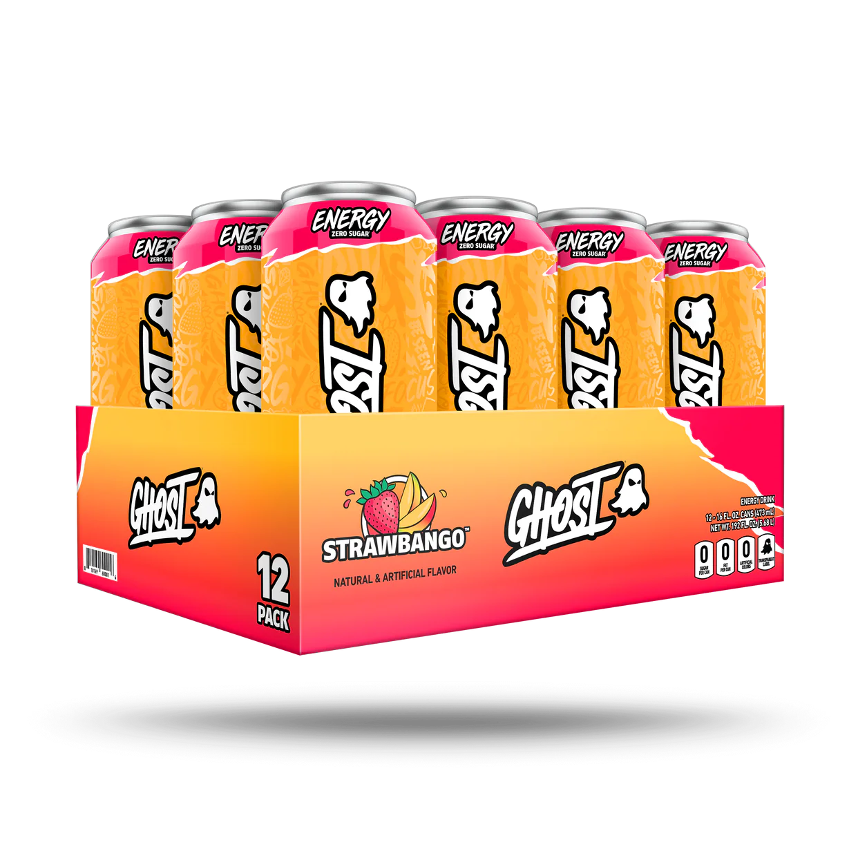 Ghost Energy - 12 Pack of Energy Drinks