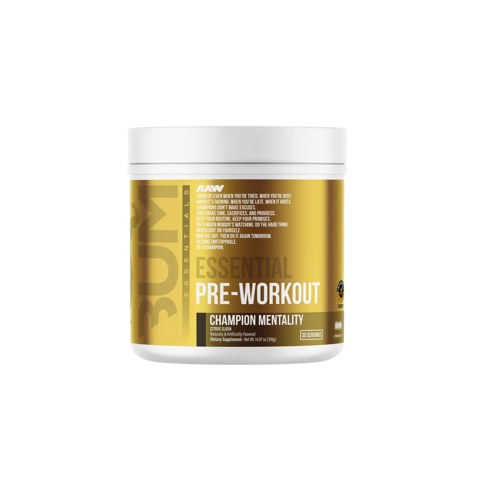 Raw Nutrition CBUM Essential Pre-Workout