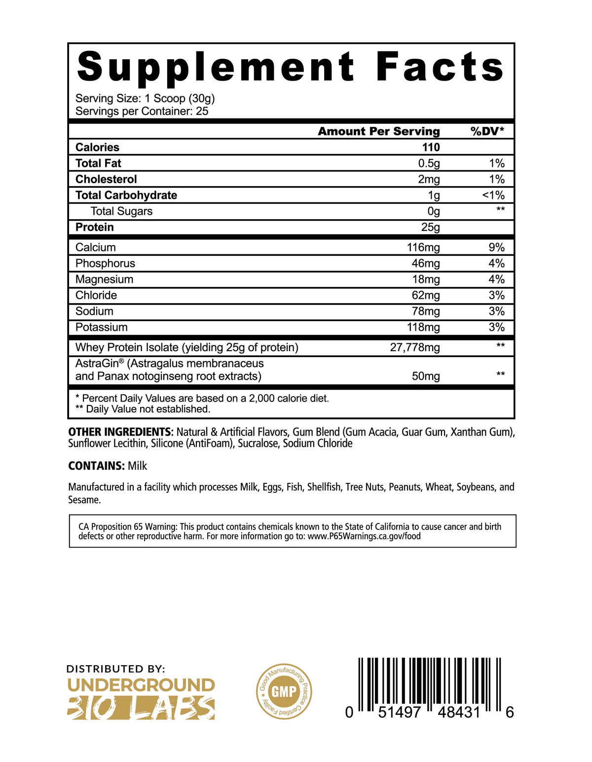 Panda Supps ISOLATE - FUEL-ISO Premium Protein