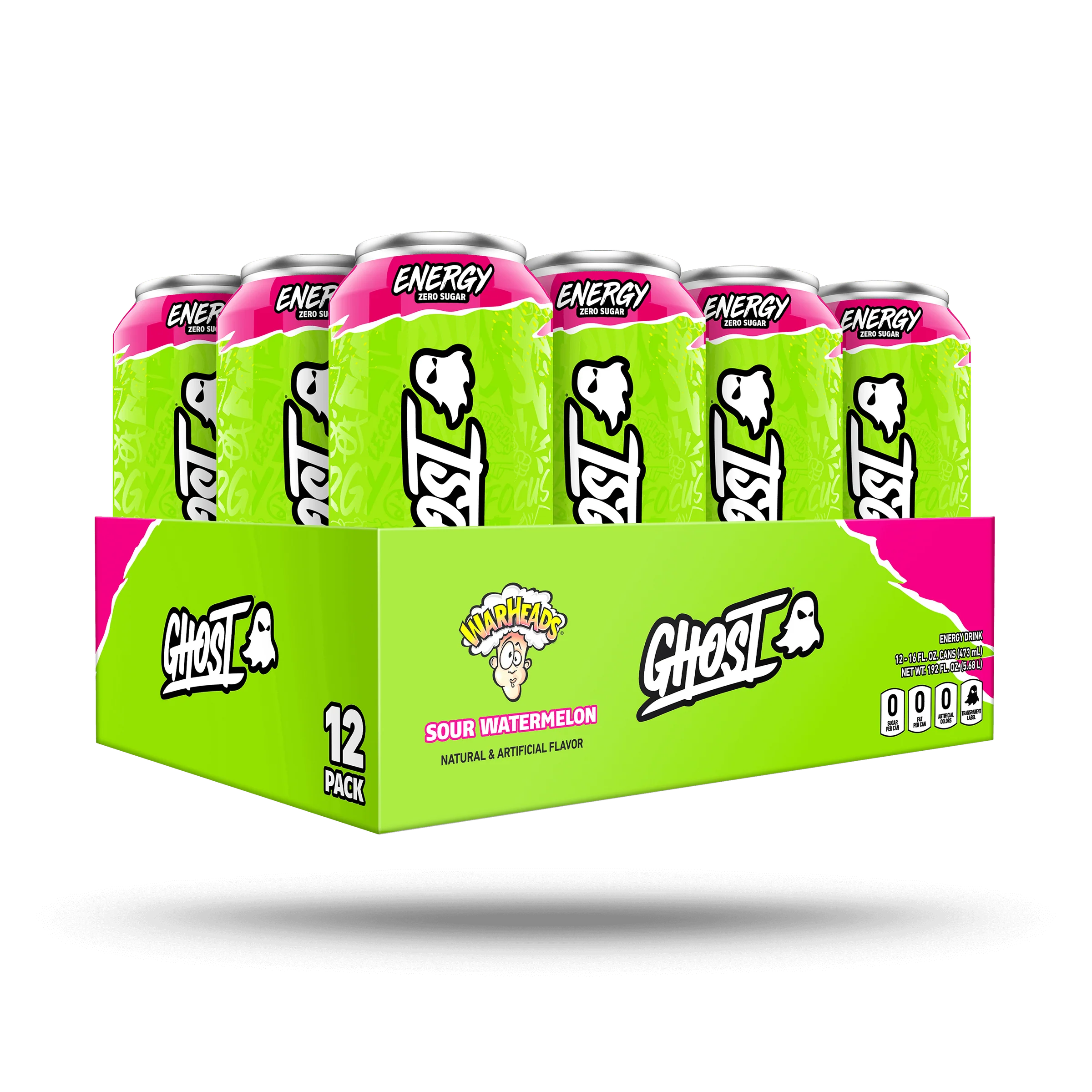 Ghost Energy - 12 Pack of Energy Drinks