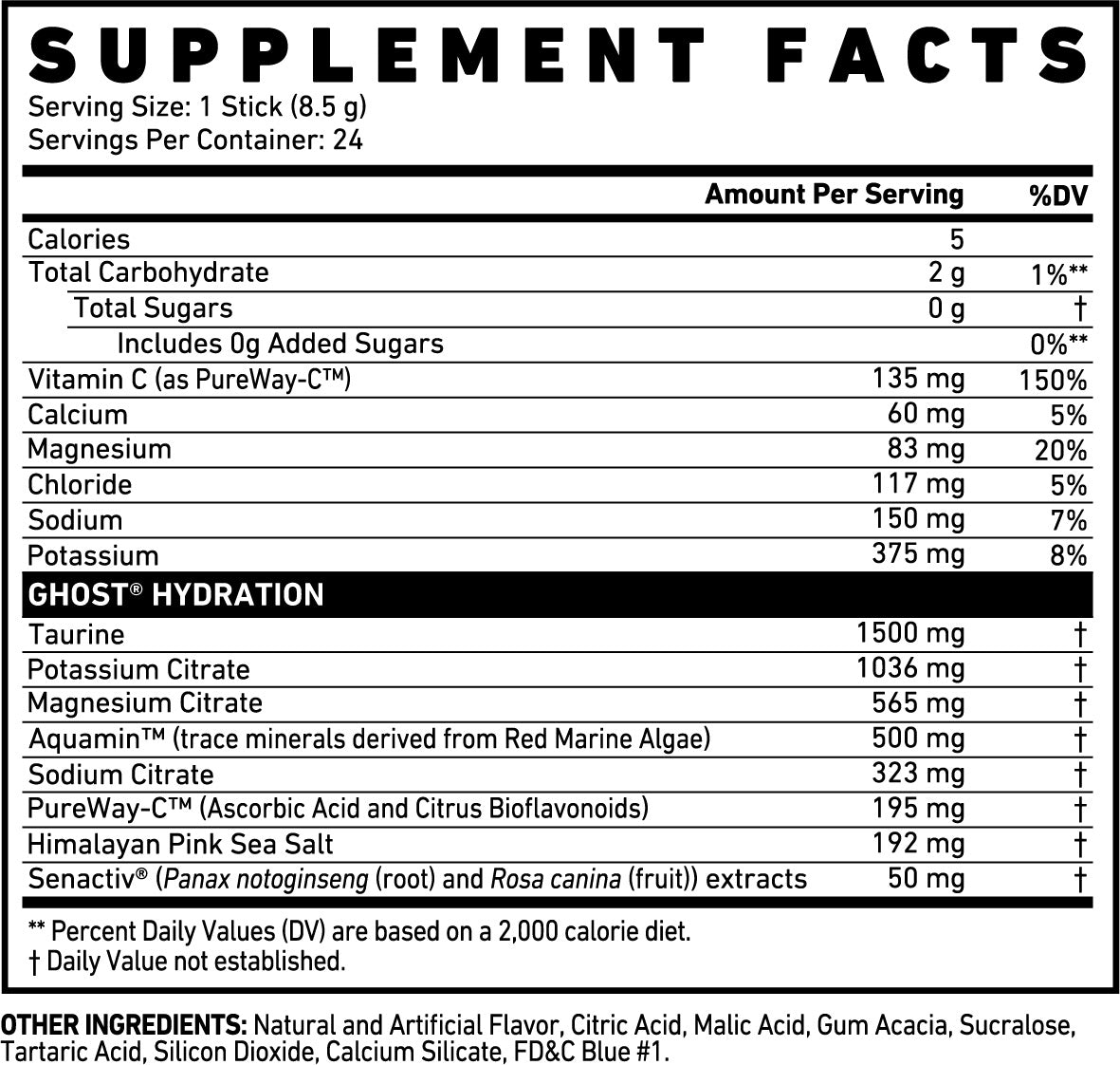 GHOST® Hydration Sticks - 24 Electrolyte Sticks