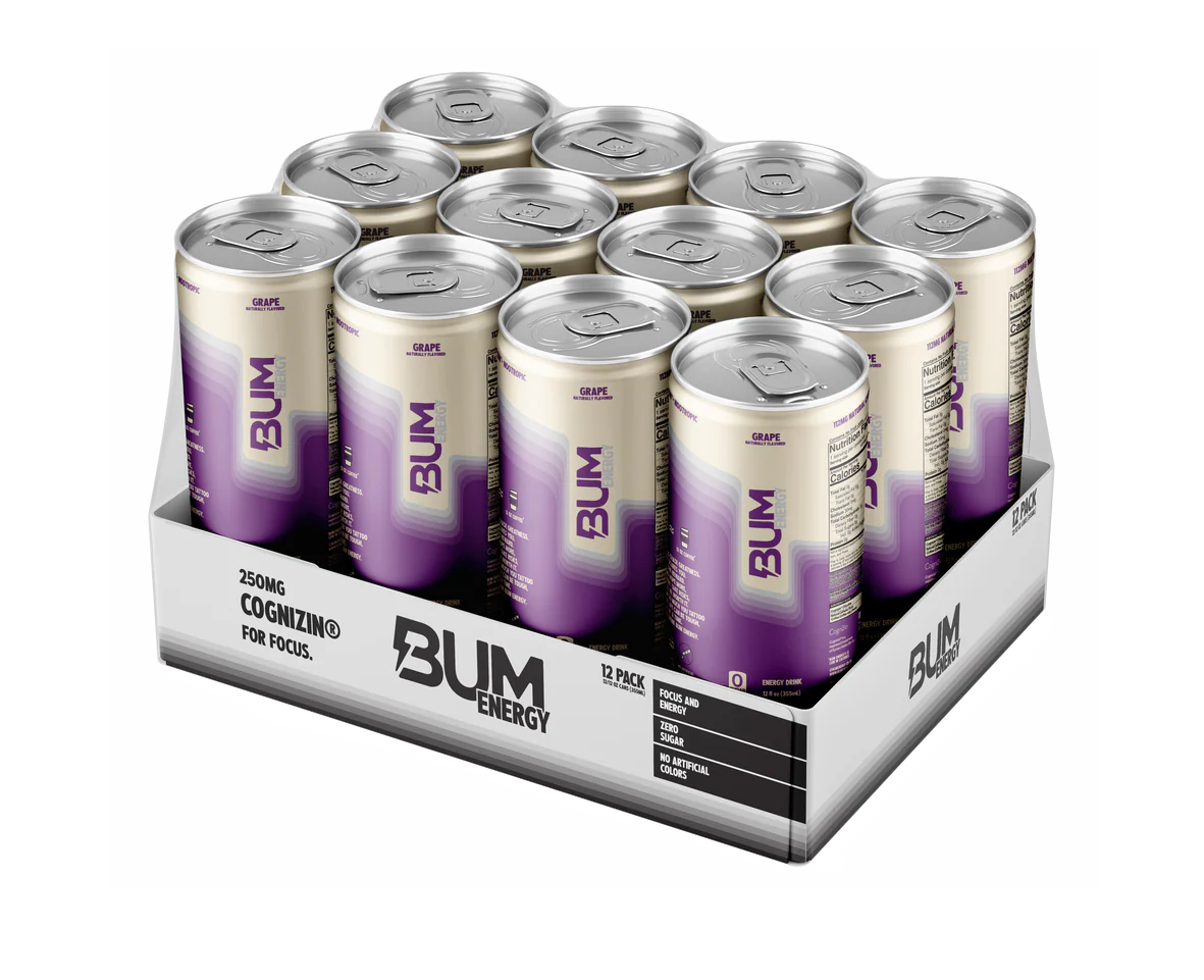 Bum Energy Drink - Case of 12 Cans