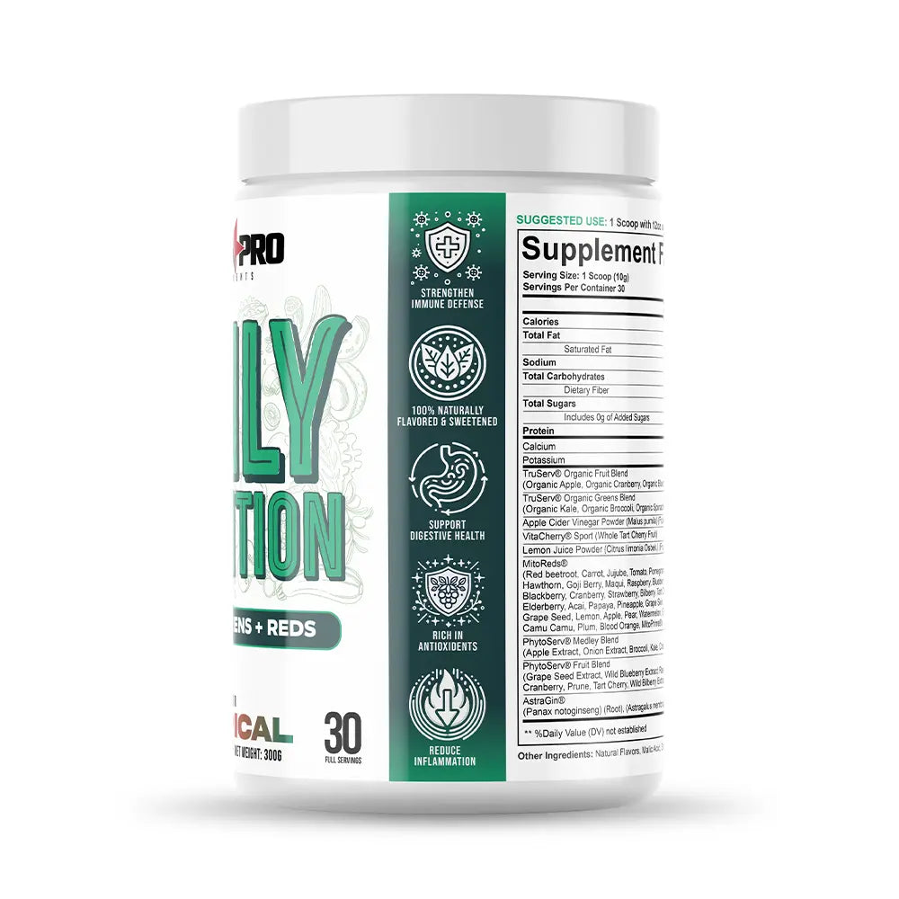 Like a Pro Daily Nutrition | Fruits + Greens+ Reds + Digestion