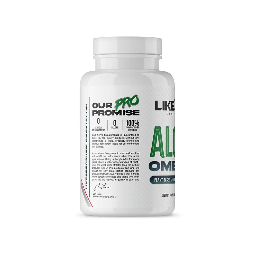 Like A Pro Plant Base Algae Omega 3's - 120 Softgels