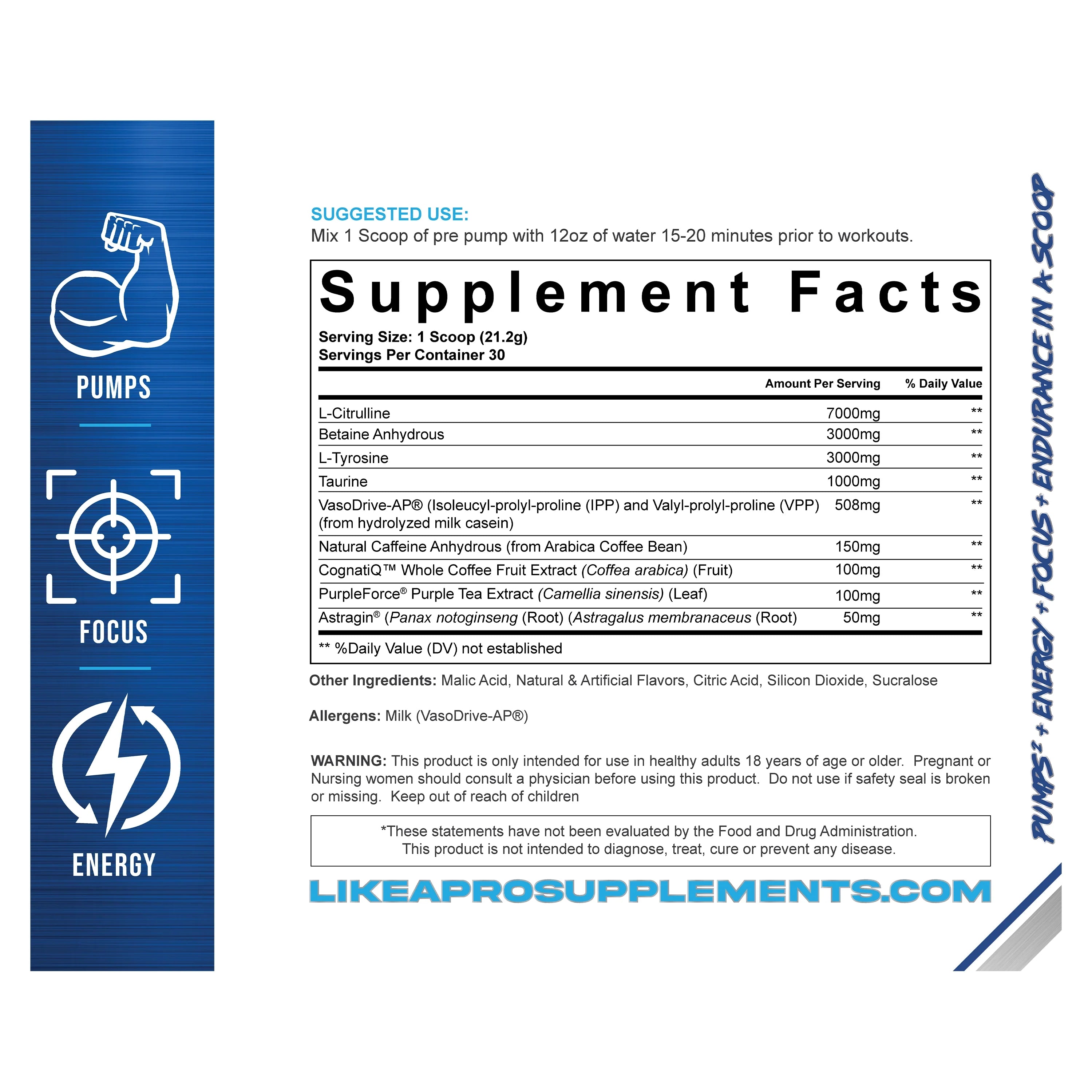 Like A Pro Pump + Focus V4