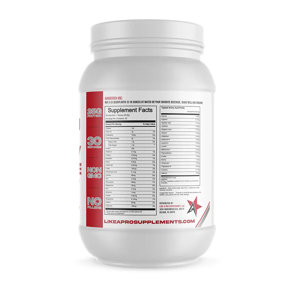 Like A Pro Whey Protein Isolate