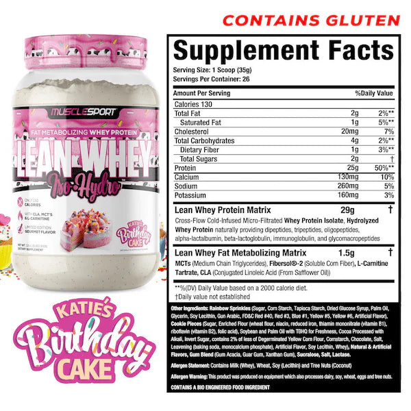 MuscleSport Lean Whey Protein