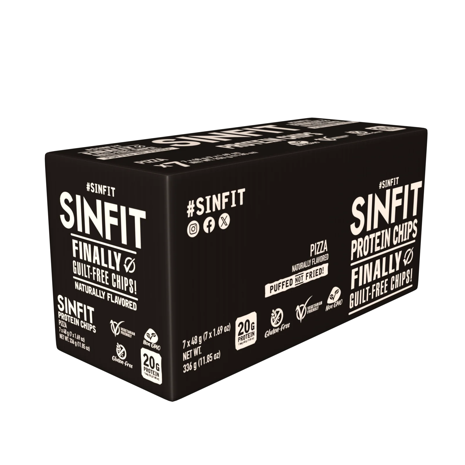 Sinfit Protein Chips - 20G Protein - 7G Fiber - Gluten Free