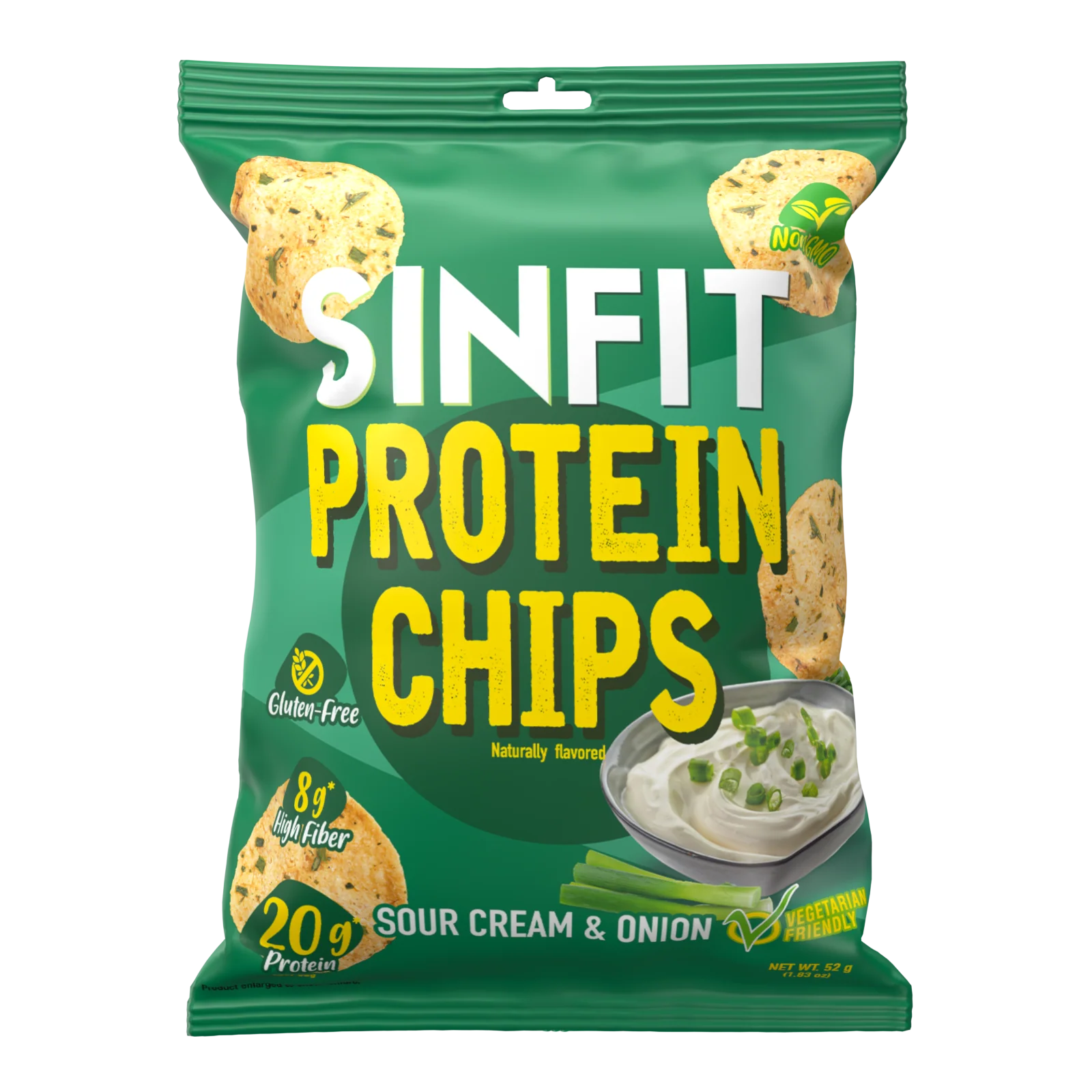 Sinfit Protein Chips - 20G Protein - 7G Fiber - Gluten Free