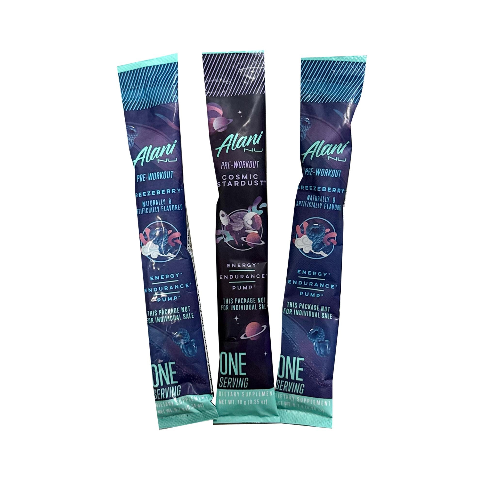 Alani Nu Pre-Workout Sample Packet - 3 Pack