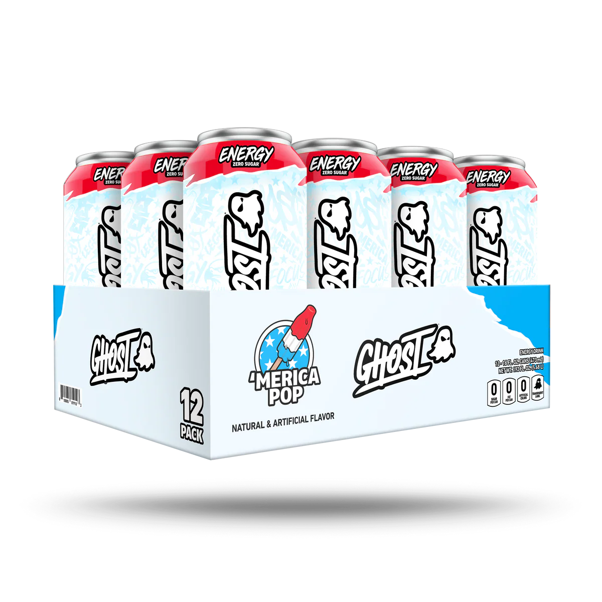Ghost Energy - 12 Pack of Energy Drinks