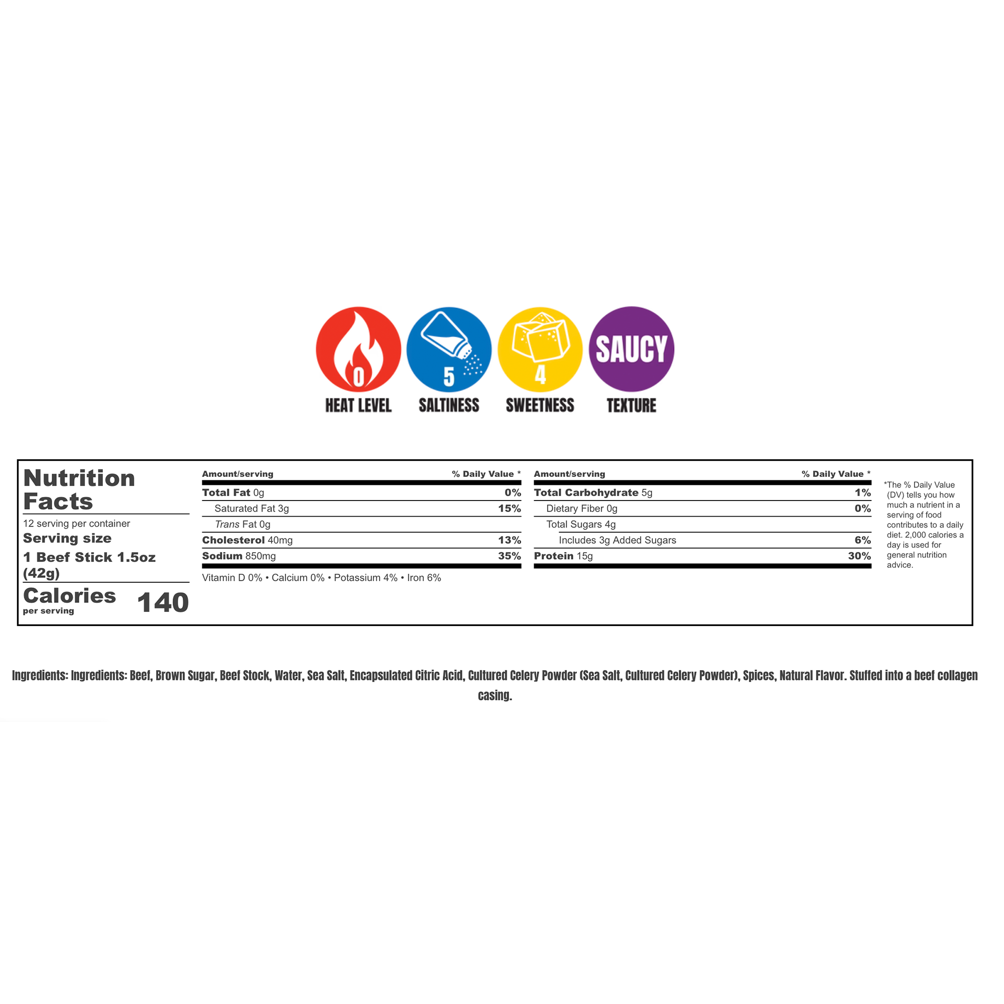 Wicked Cutz Meat Sticks - High Protein Beef Snacks