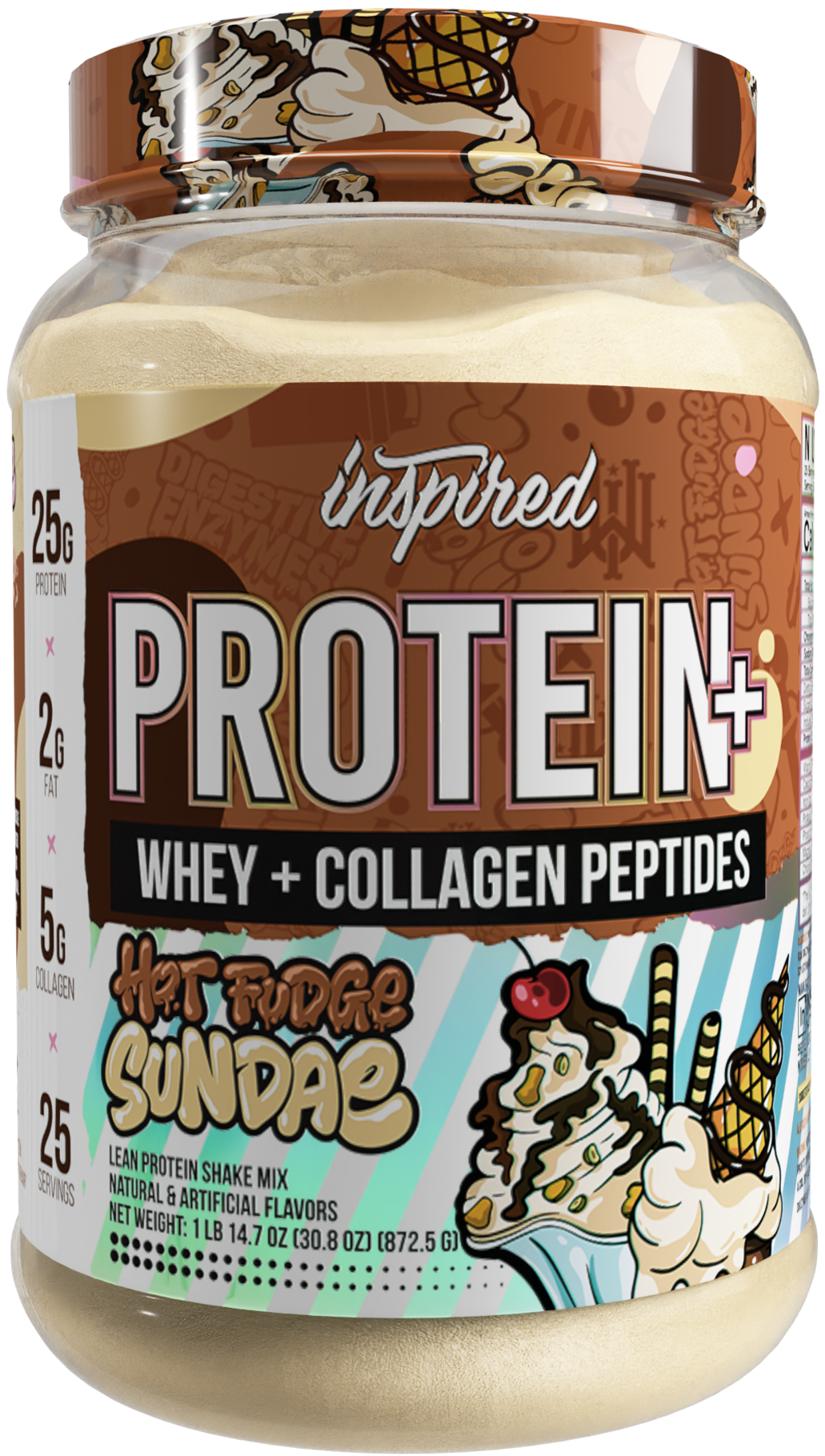 Inspired Nutra Protein+ - Whey + Collagen Peptides