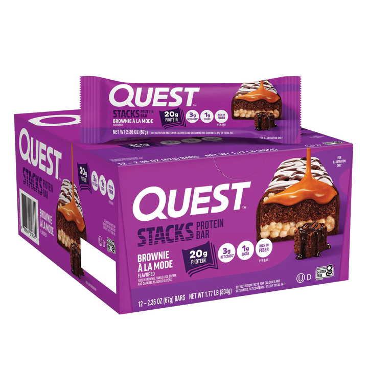 Quest Stacks Protein Bars - 20g Protein