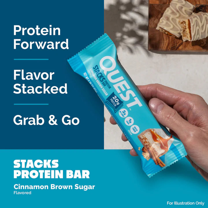 Quest Stacks Protein Bars - 20g Protein