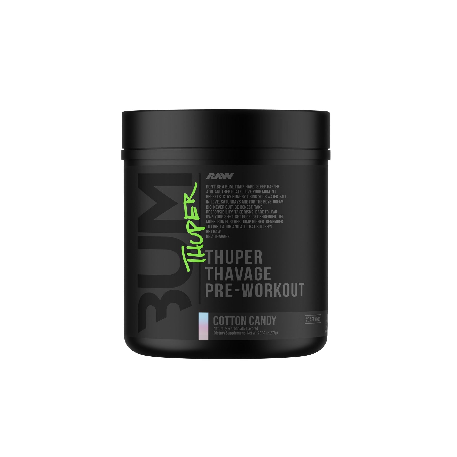 Raw Nutrition CBUM Thuper Thavage