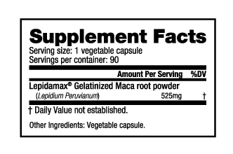 Nutrabio Maca Lepidamax