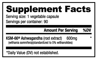 NutraBio Ashwagandha KSM-66 | NutriFit Cleveland
