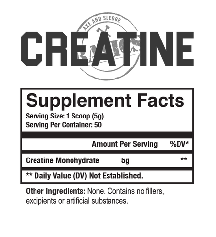 Axe and Sledge Creatine
