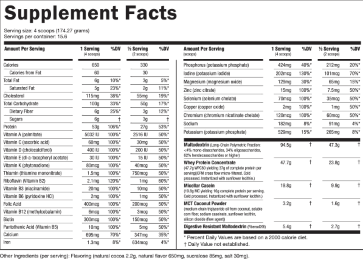 NutraBio Extreme Mass | NutriFit Cleveland