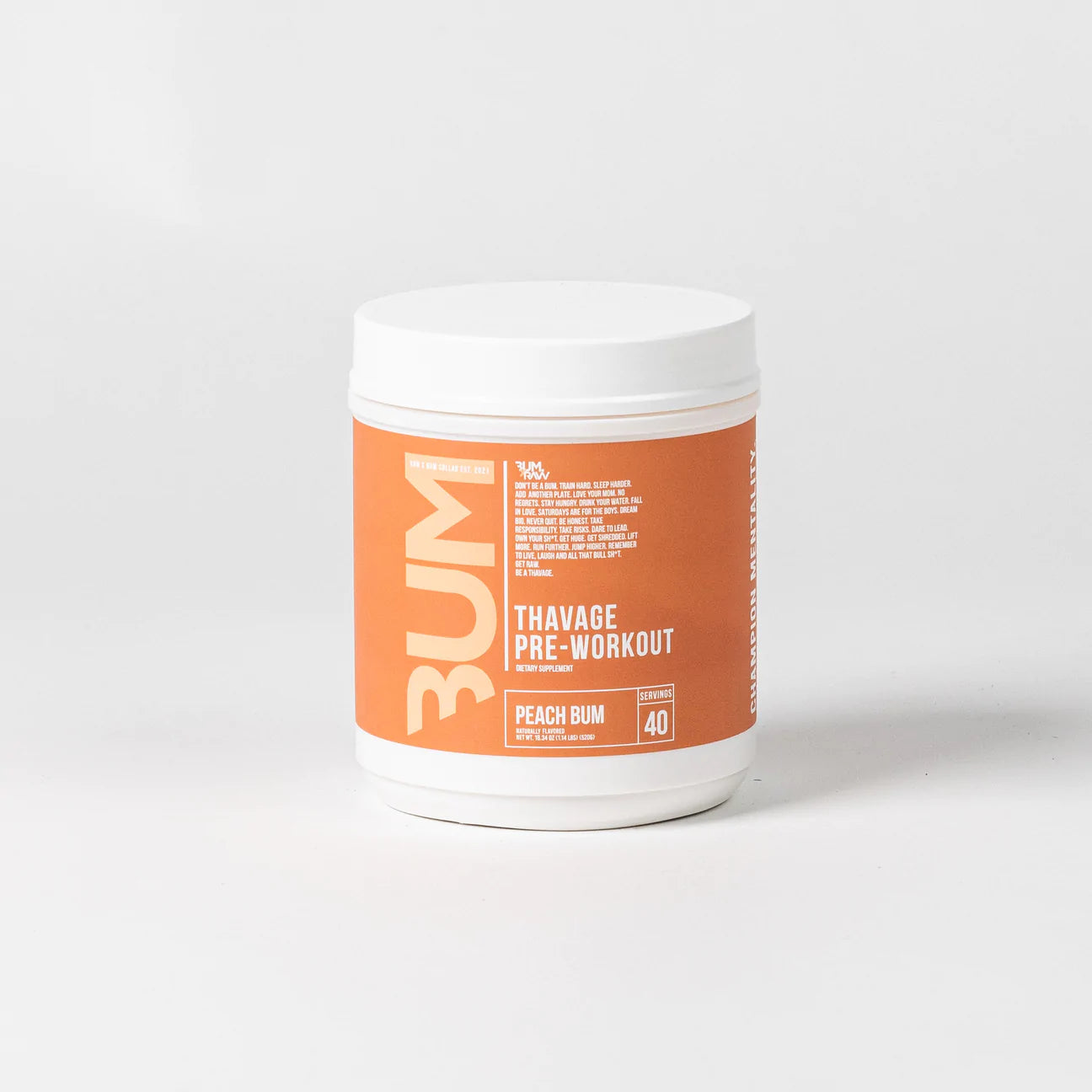 Raw Nutrition CBUM Thavage Pre-Workout