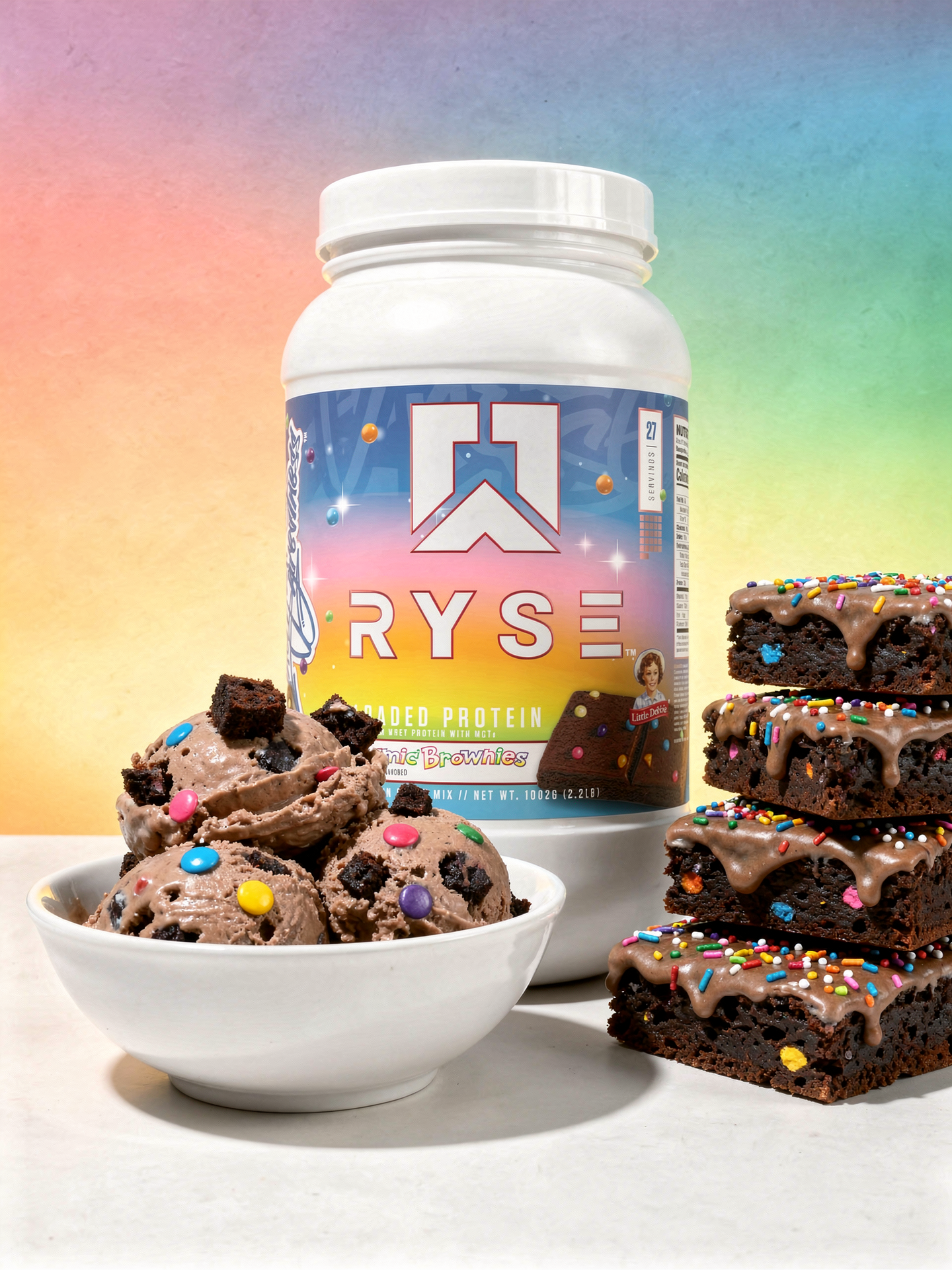 Gains Recipe Book - Cosmic Brownie Protein Ice Cream