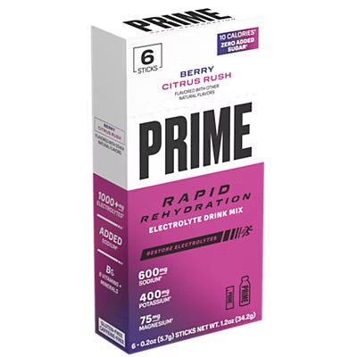 Prime Hydration Sticks - 6 PACK