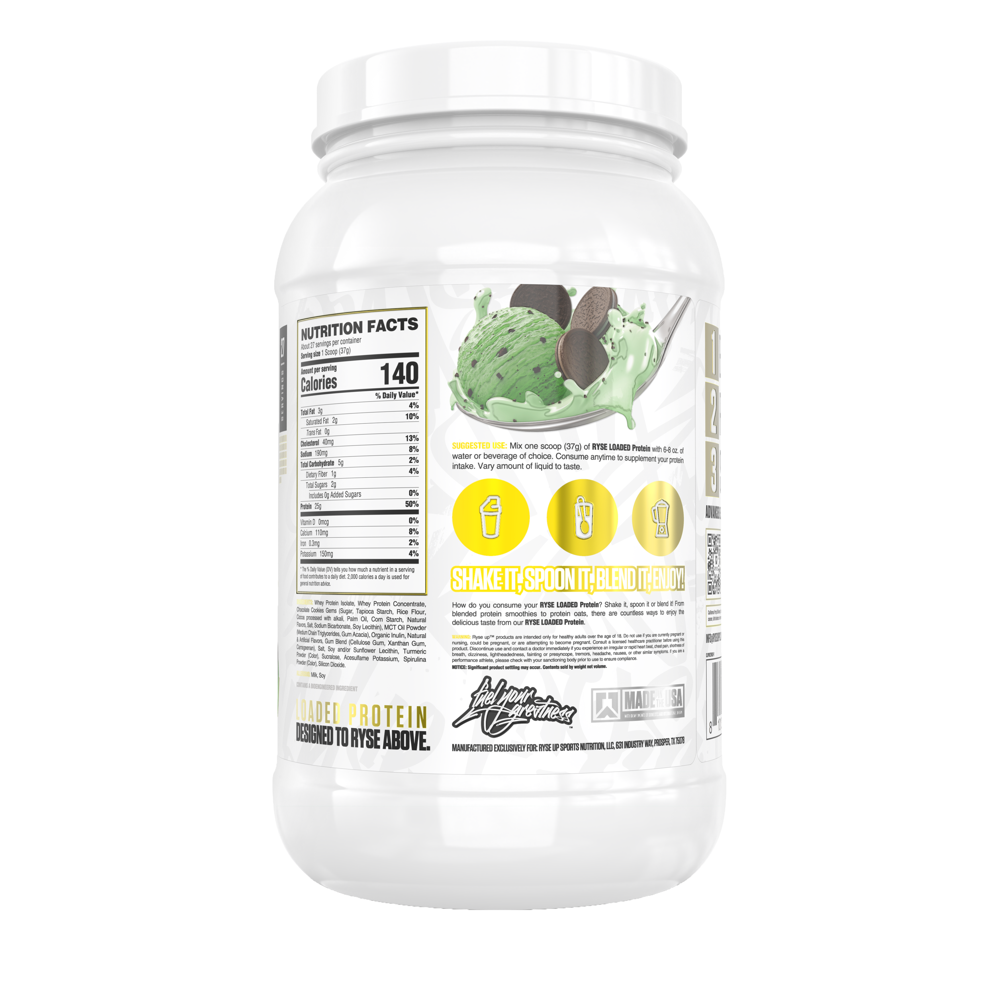 Ryse Supplements Loaded Protein Powder