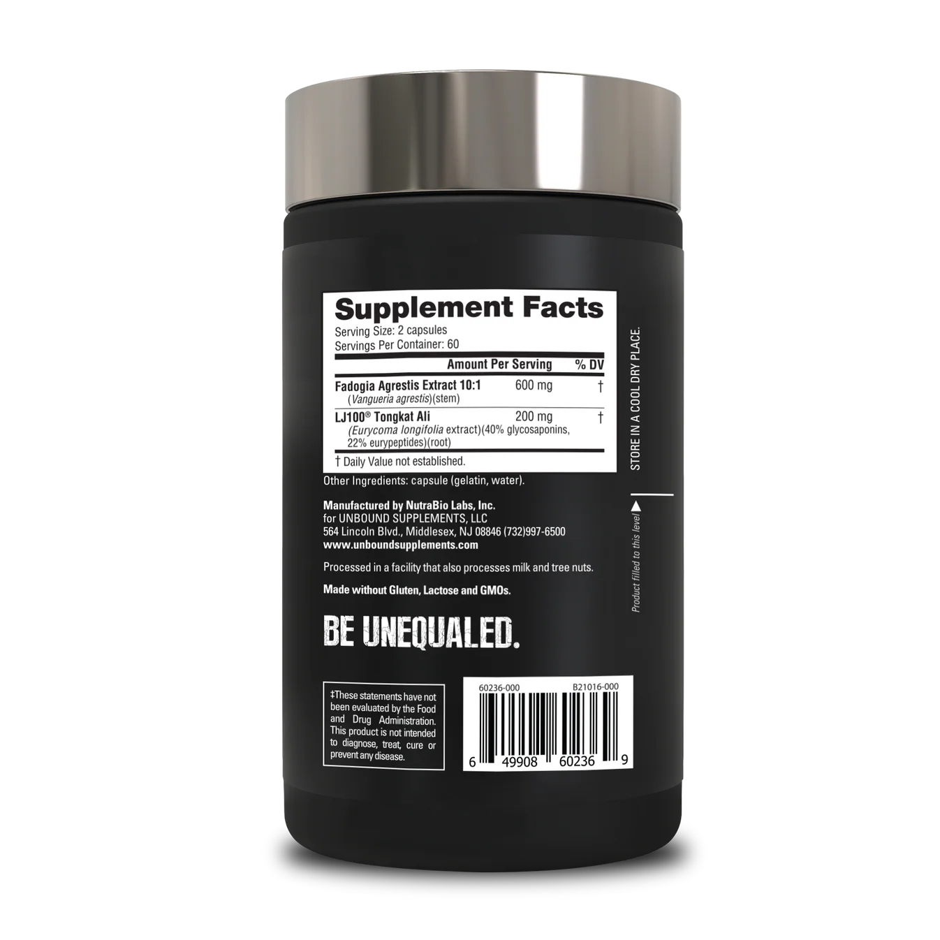 Unbound Supplements TONGKAT ALI & FADOGIA