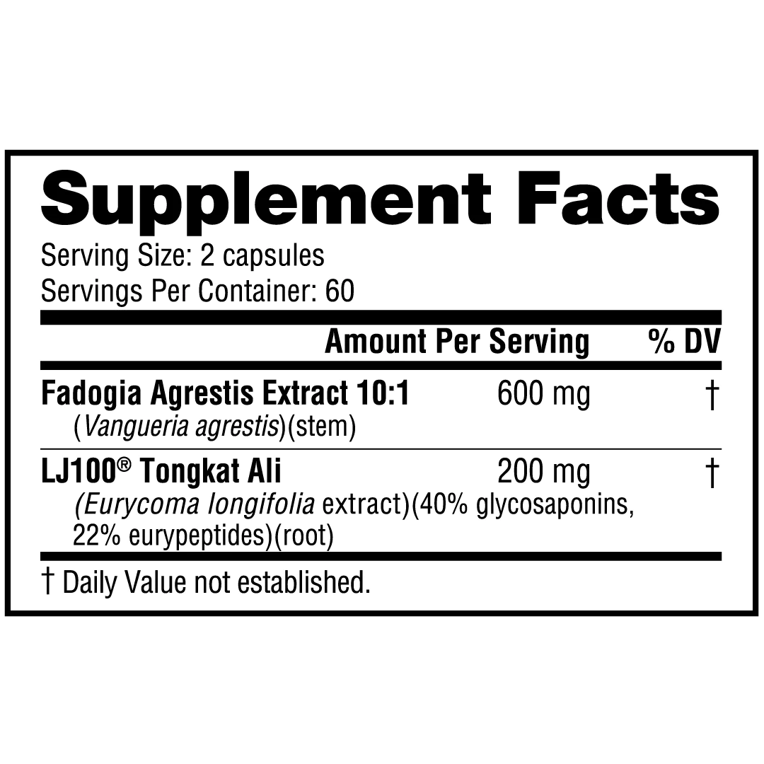 Unbound Supplements TONGKAT ALI & FADOGIA