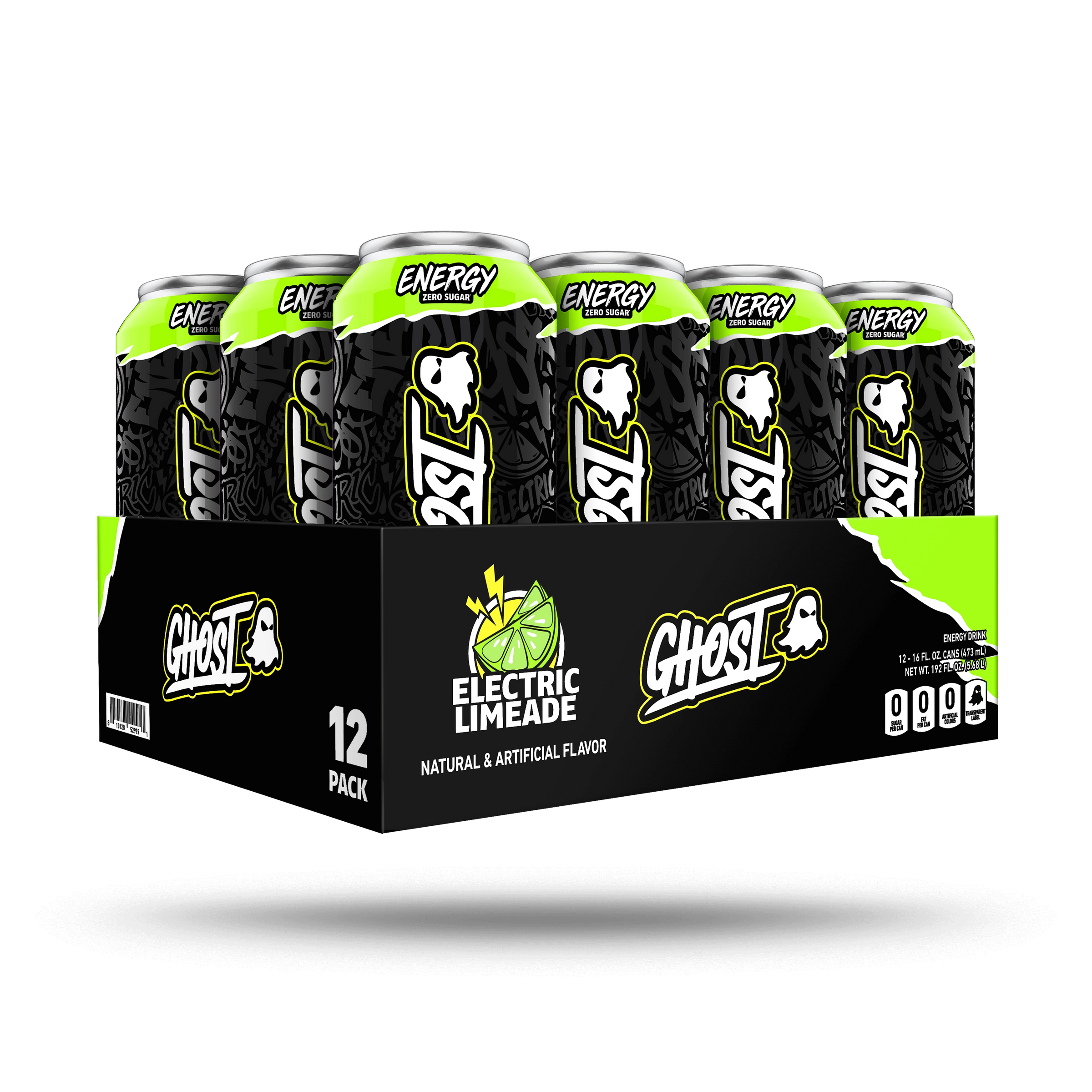 Ghost Energy - 12 Pack of Energy Drinks