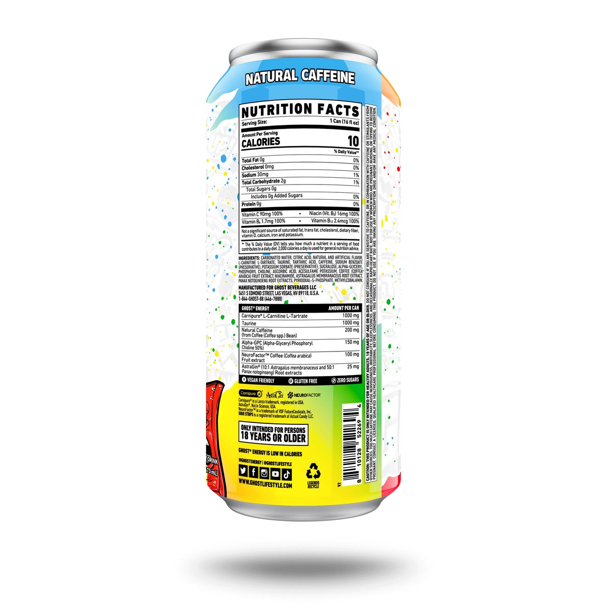 Ghost Energy - 12 Pack of Energy Drinks