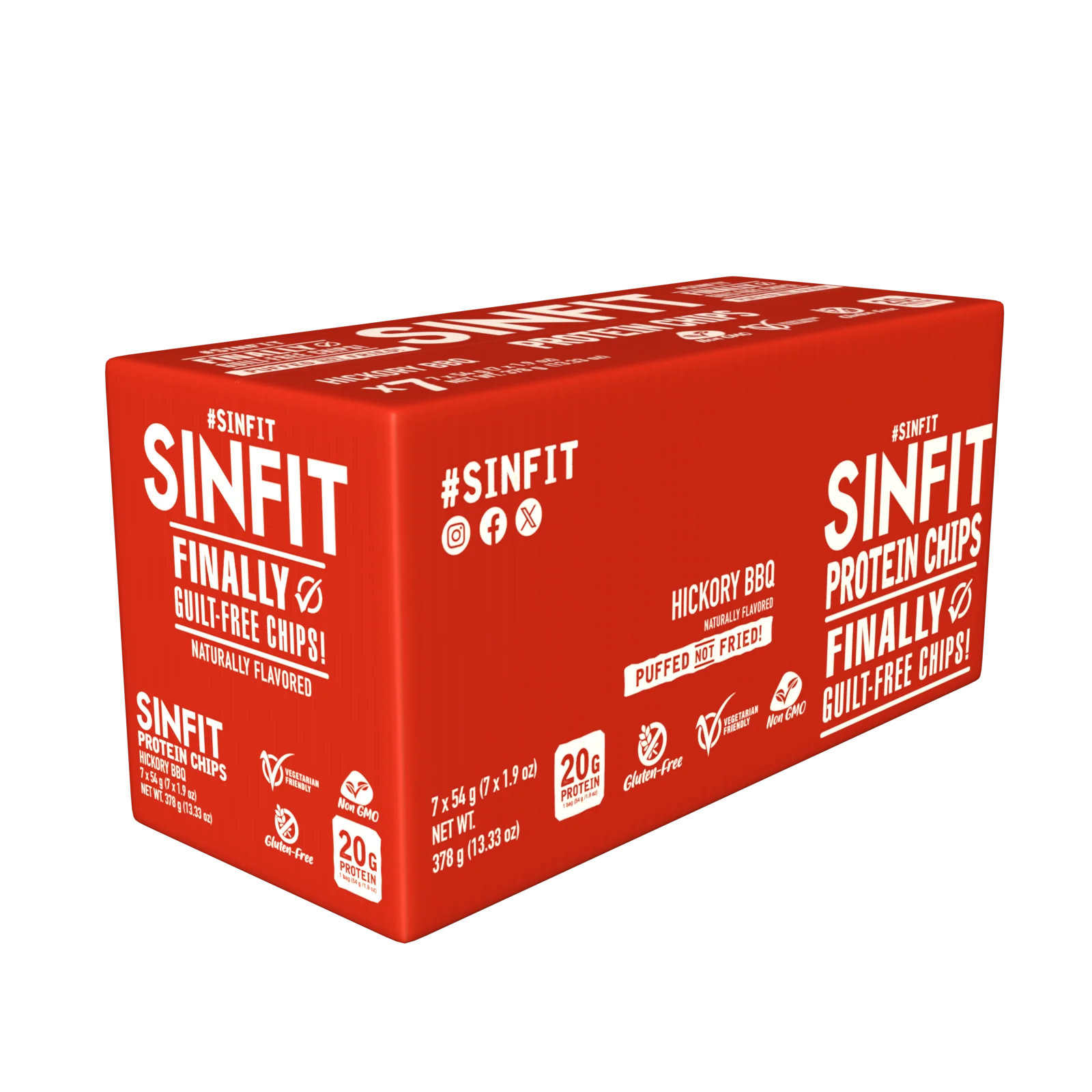 Sinfit Protein Chips - 20G Protein - 7G Fiber - Gluten Free