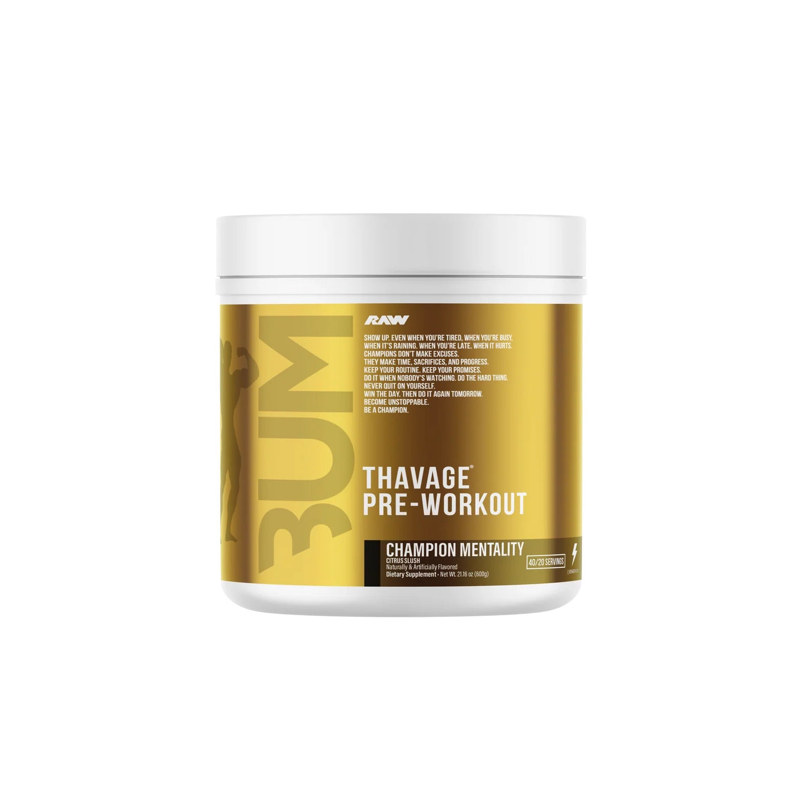 Raw Nutrition CBUM Thavage Pre-Workout