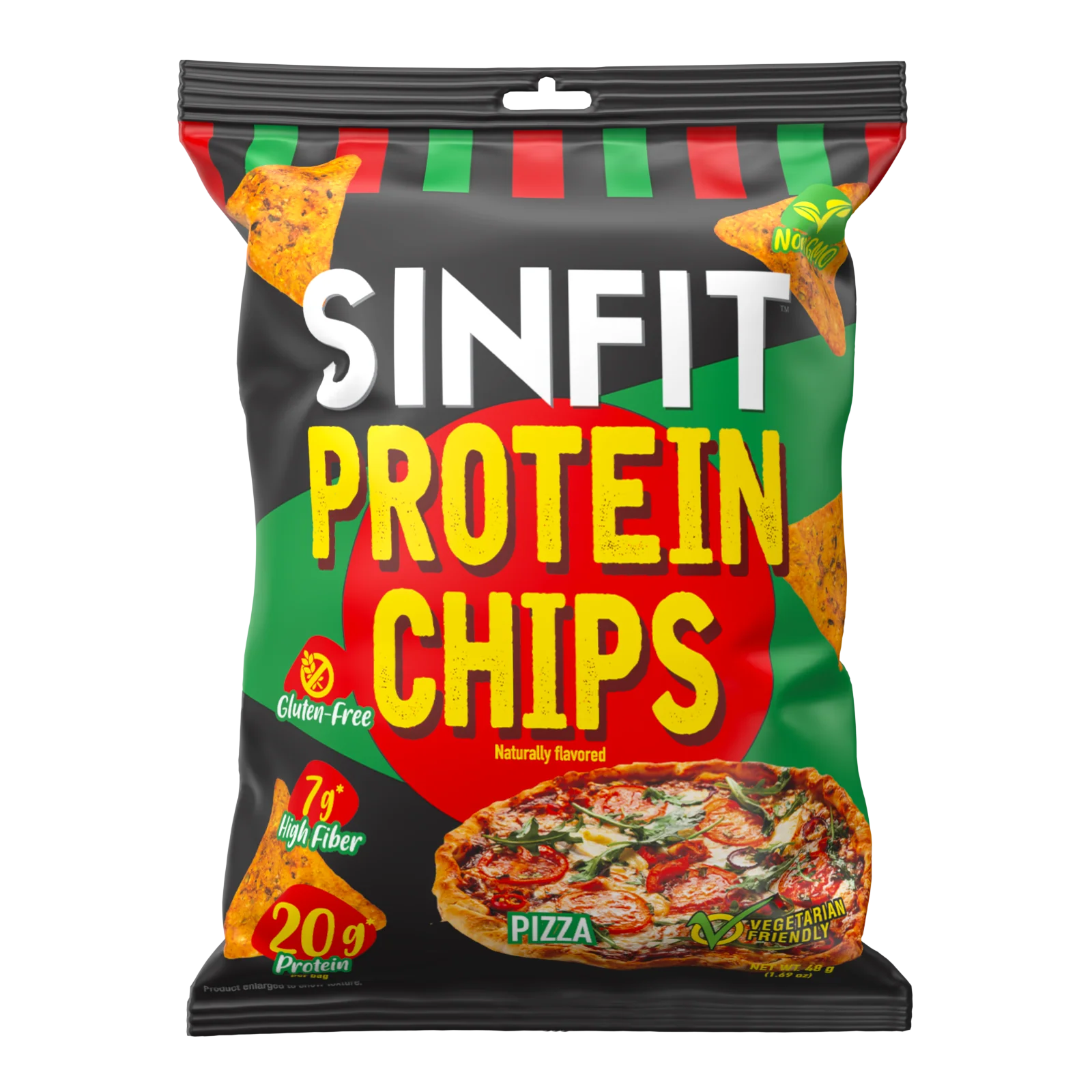 Sinfit Protein Chips - 20G Protein - 7G Fiber - Gluten Free