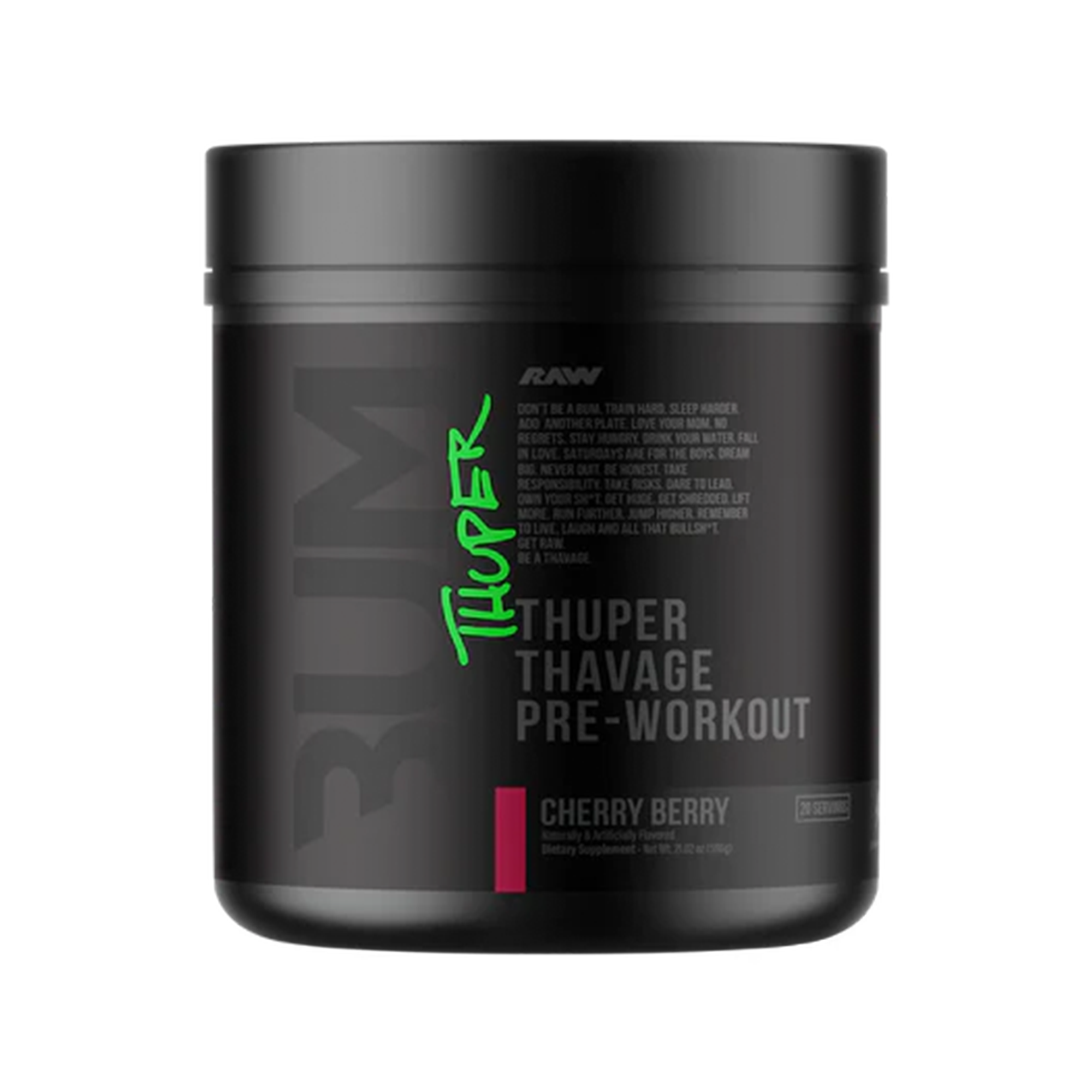 Raw Nutrition CBUM Thuper Thavage