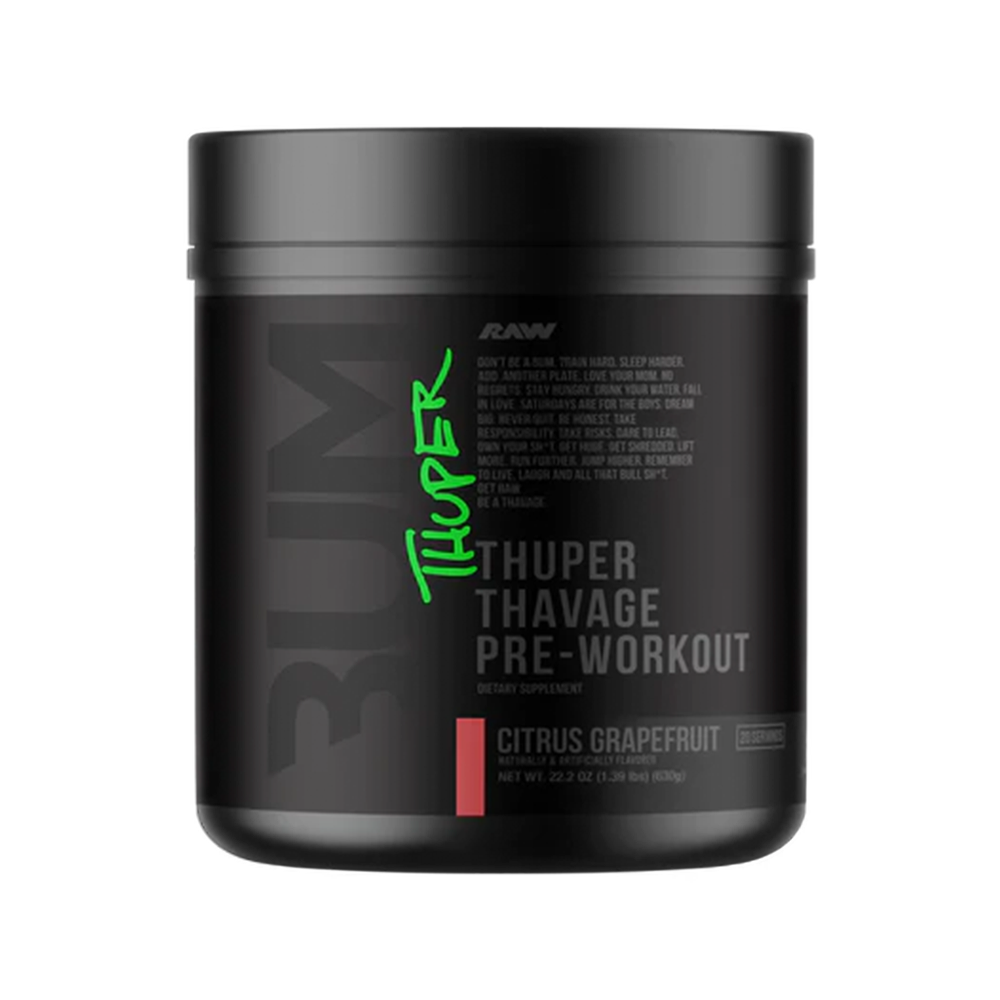 Raw Nutrition CBUM Thuper Thavage