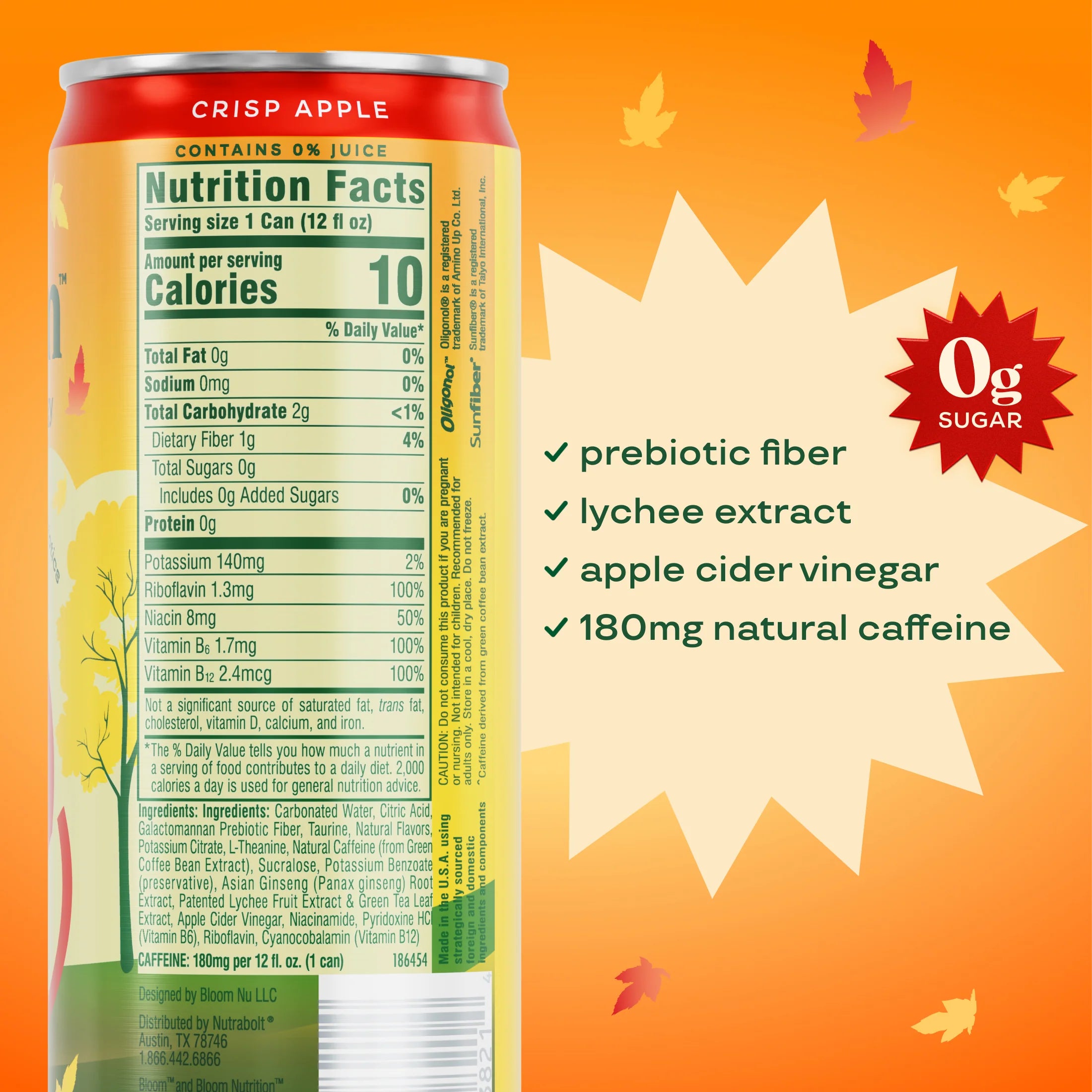 Bloom Sparkling Energy Drink