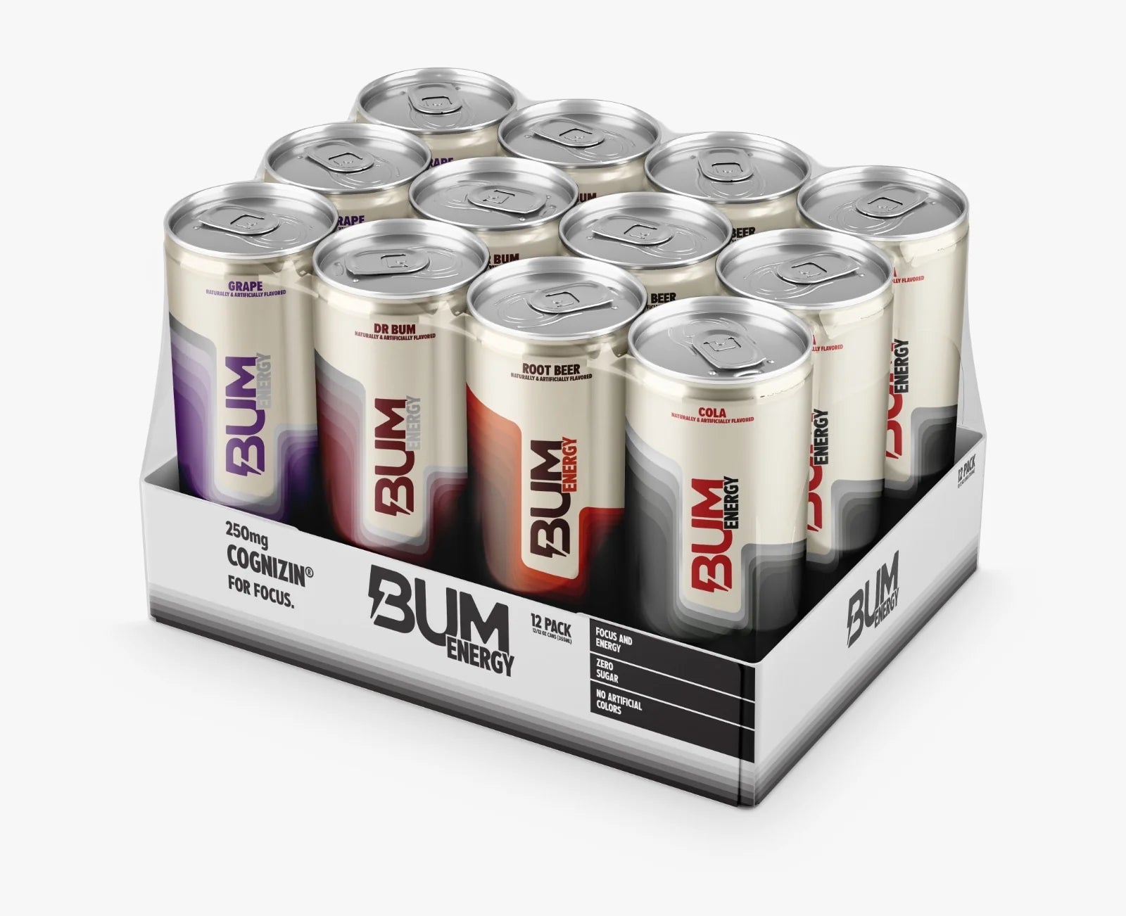 Bum Energy Drink - Case of 12 Cans