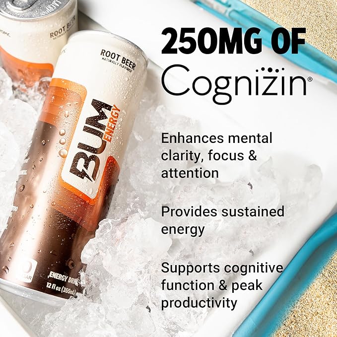 Bum Energy Drink - Case of 12 Cans