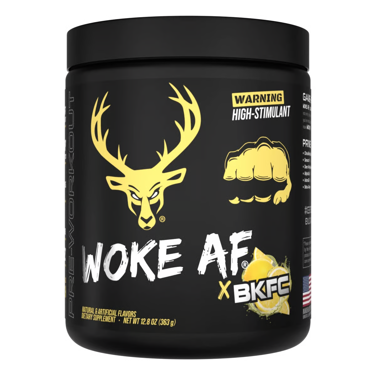 Bucked Up Woke AF - High Stimulant Pre-Workout